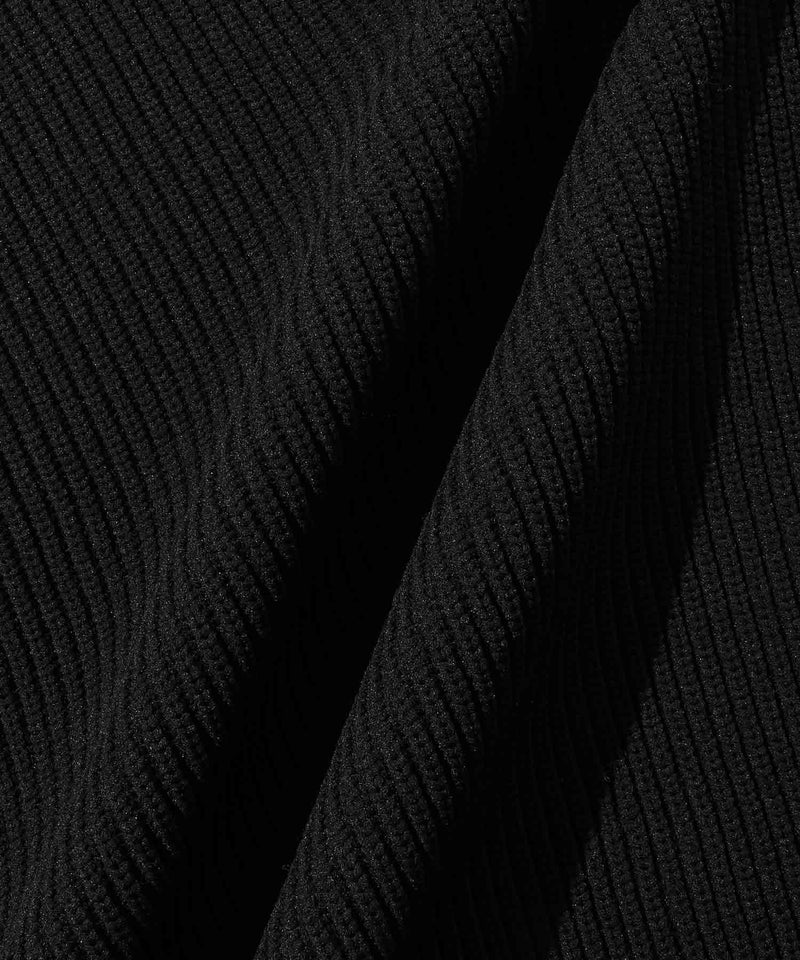 NAVY 畦ドライバーズニットブルゾン メンズ商品画像-16