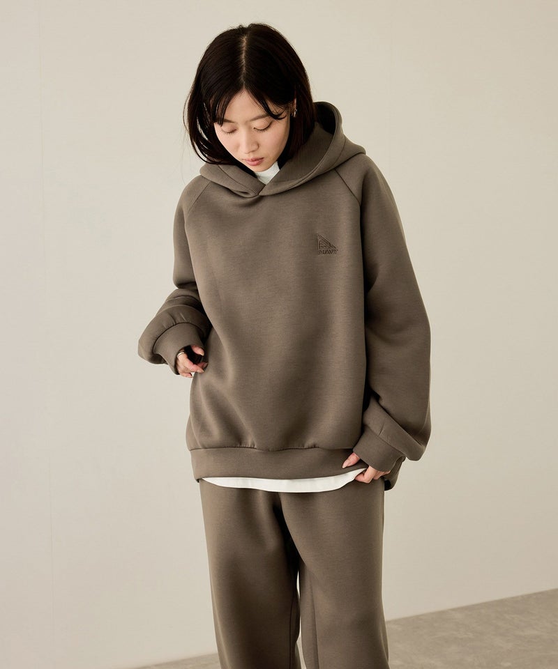 nAvy  ポンチ素材ワイドパーカー レディース商品画像-4