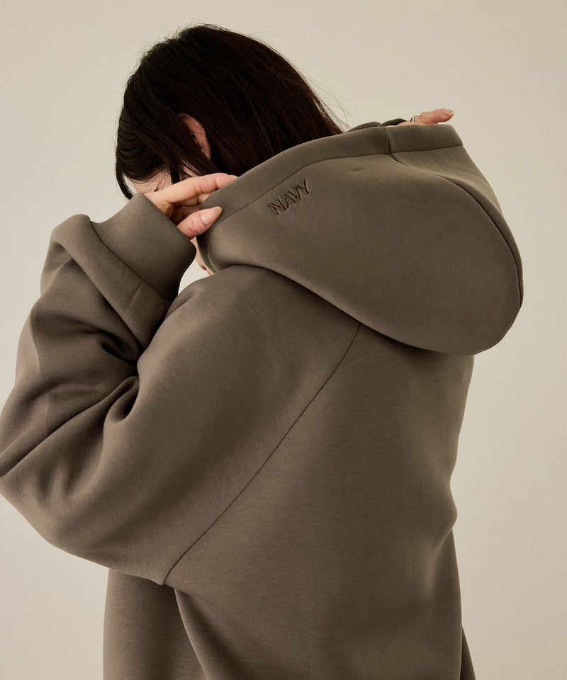 nAvy  ポンチ素材ワイドパーカー レディース商品画像-5