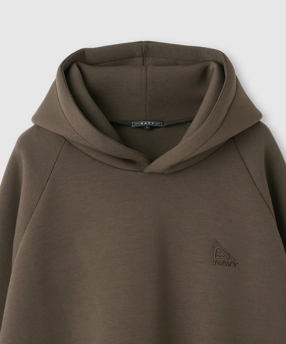 nAvy ポンチ素材ワイドパーカー レディース