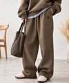 nAvy ポンチ素材ワイドパンツ レディース商品サムネイル-1