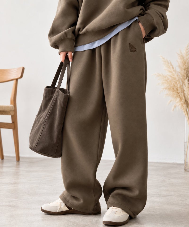 nAvy  ポンチ素材ワイドパンツ レディース商品画像-1