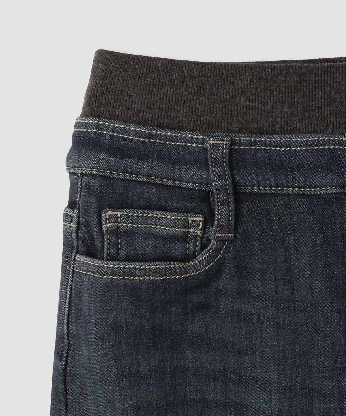 NAVY MAC HEAT 特暖 デニムパンツ レギュラーストレート キッズ