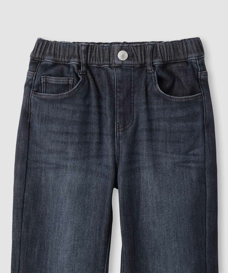 NAVY MAC HEAT 特暖 デニムパンツ フレア キッズ商品画像-4
