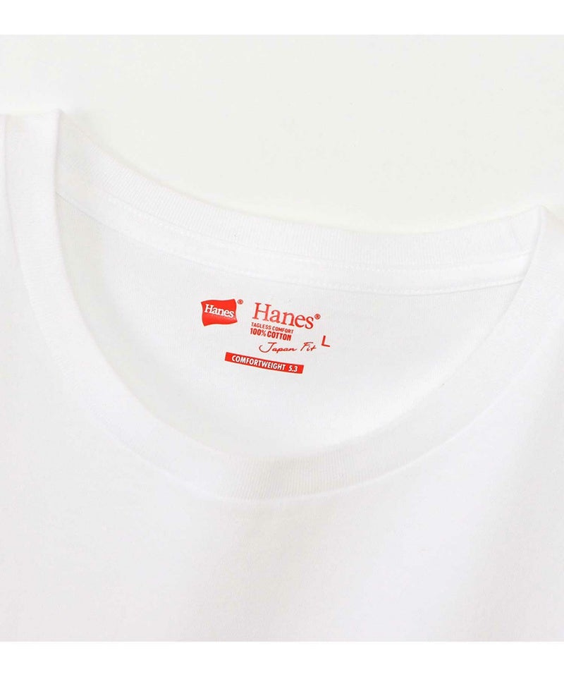Hanes ジャパンフィット 2枚組 クルーネックロングスリーブTシャツ メンズ メール便 対応商品商品画像-3