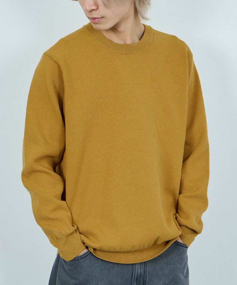 [期間限定価格]NAVY  快適ニット ミラノリブクルーネック メンズ商品画像-4