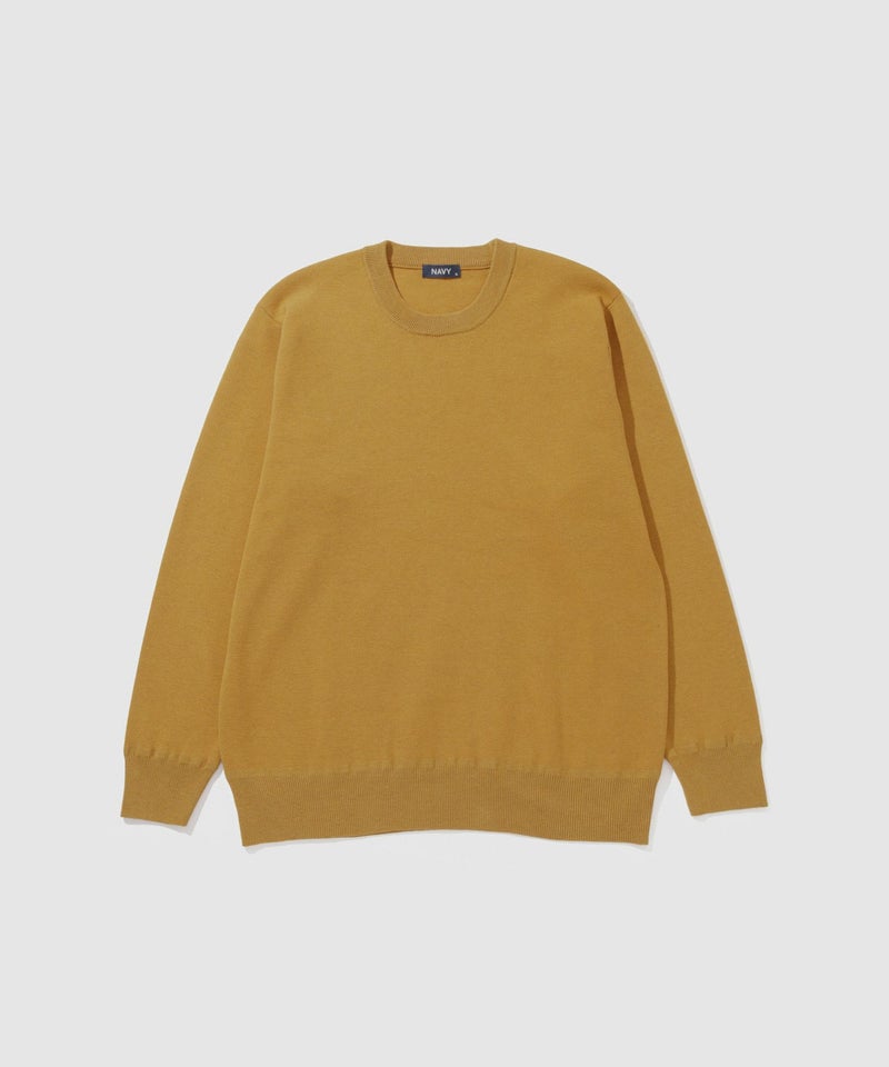 [期間限定価格]NAVY  快適ニット ミラノリブクルーネック メンズ商品画像-18