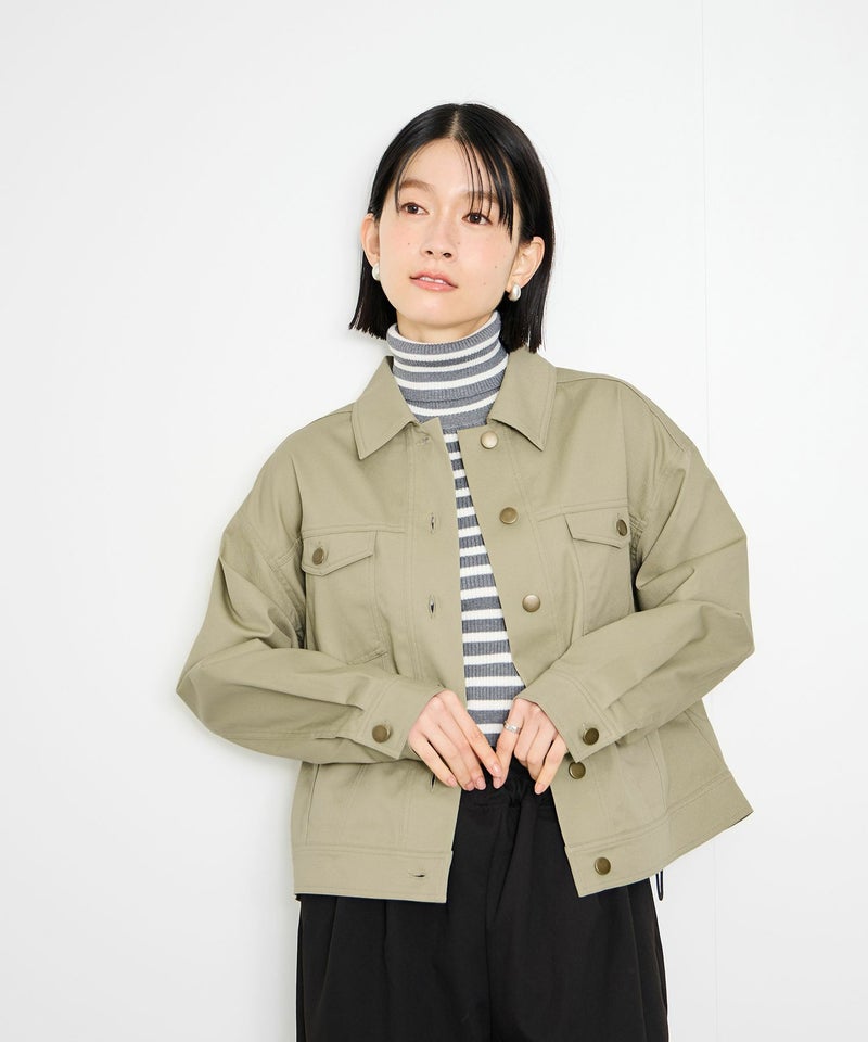 Idnes ライトワークトラッカージャケット レディース商品画像-3