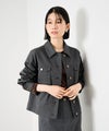 Idnes  ライトワークトラッカージャケット レディース商品サムネイル-3
