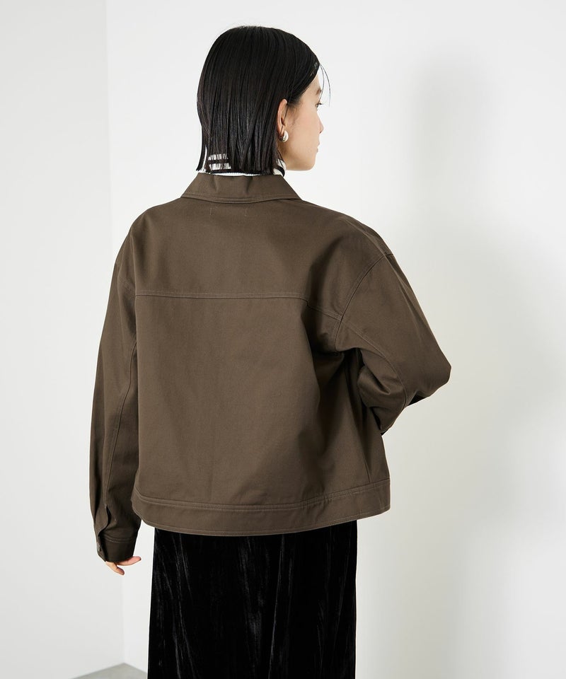 Idnes ライトワークトラッカージャケット レディース商品画像-6