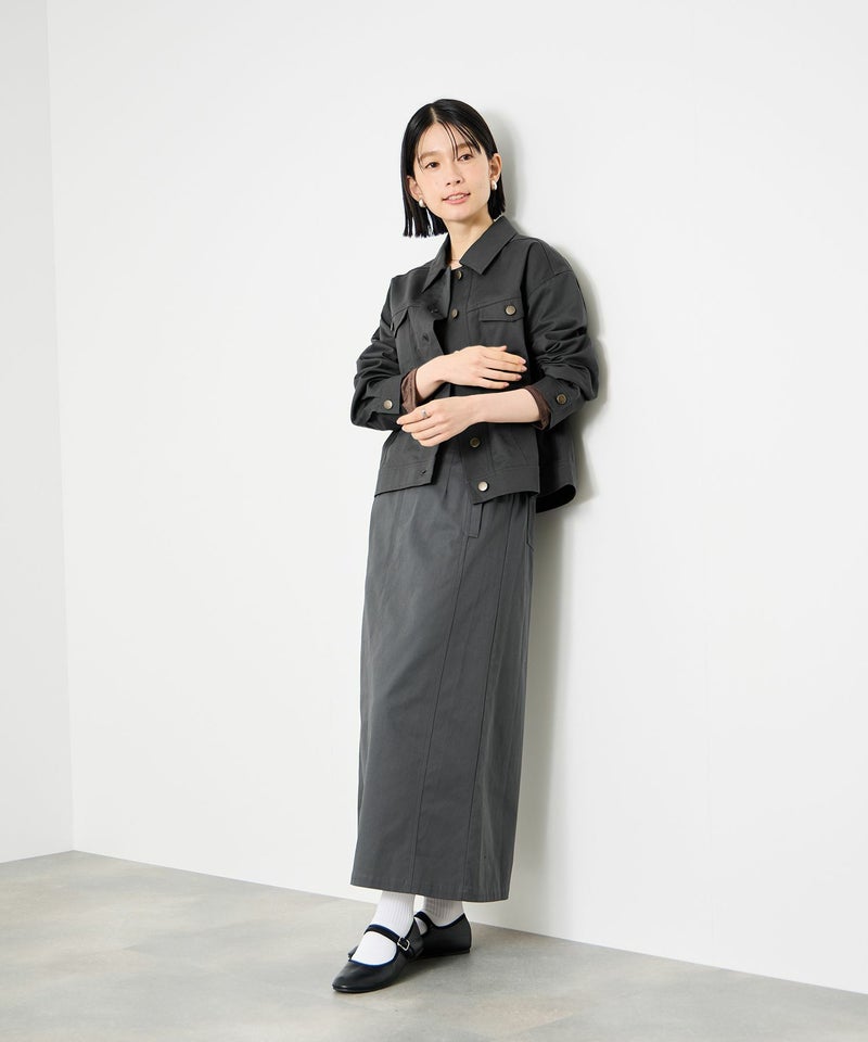 Idnes ライトワークトラッカージャケット レディース商品画像-11