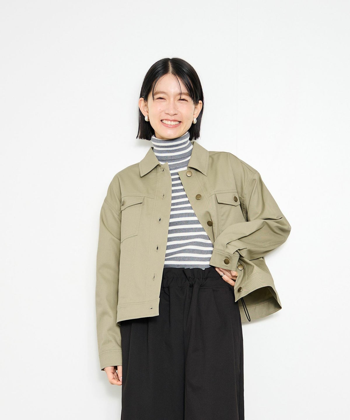 Idnes ライトワークトラッカージャケット レディースIdnes ライトワークトラッカージャケット レディース