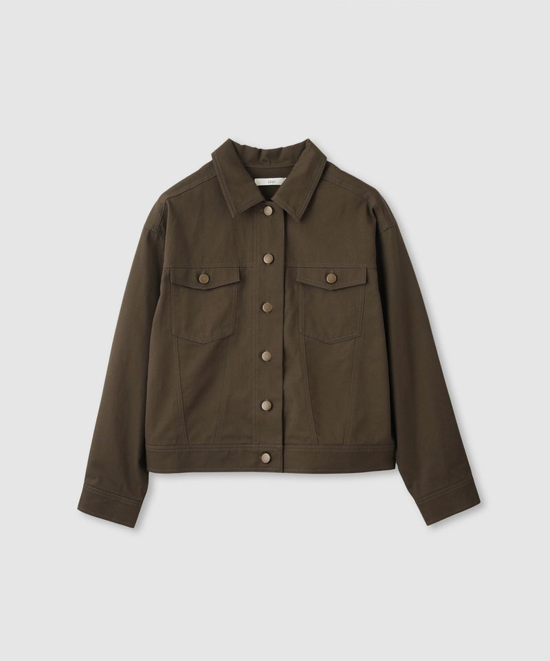 Idnes ライトワークトラッカージャケット レディース商品画像-15