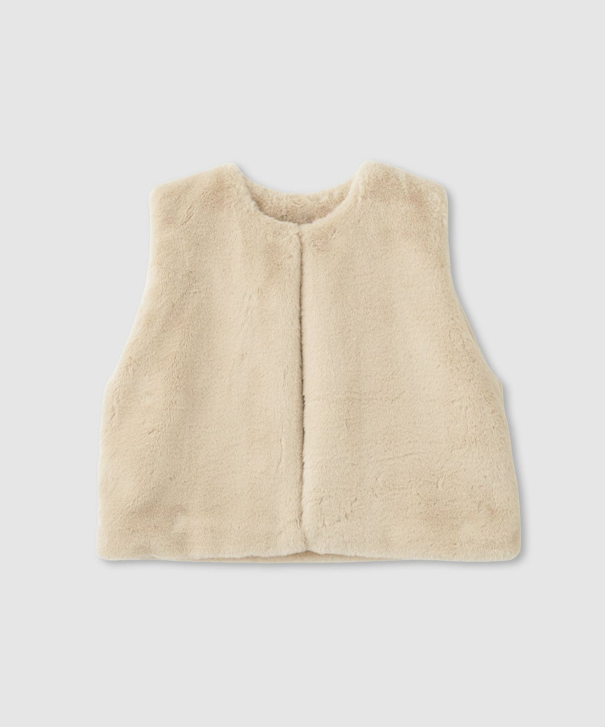 [値下げ]Idnes フェイクファーベスト レディース