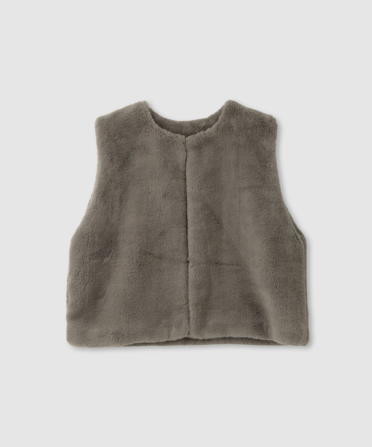 [値下げ]Idnes フェイクファーベスト レディース