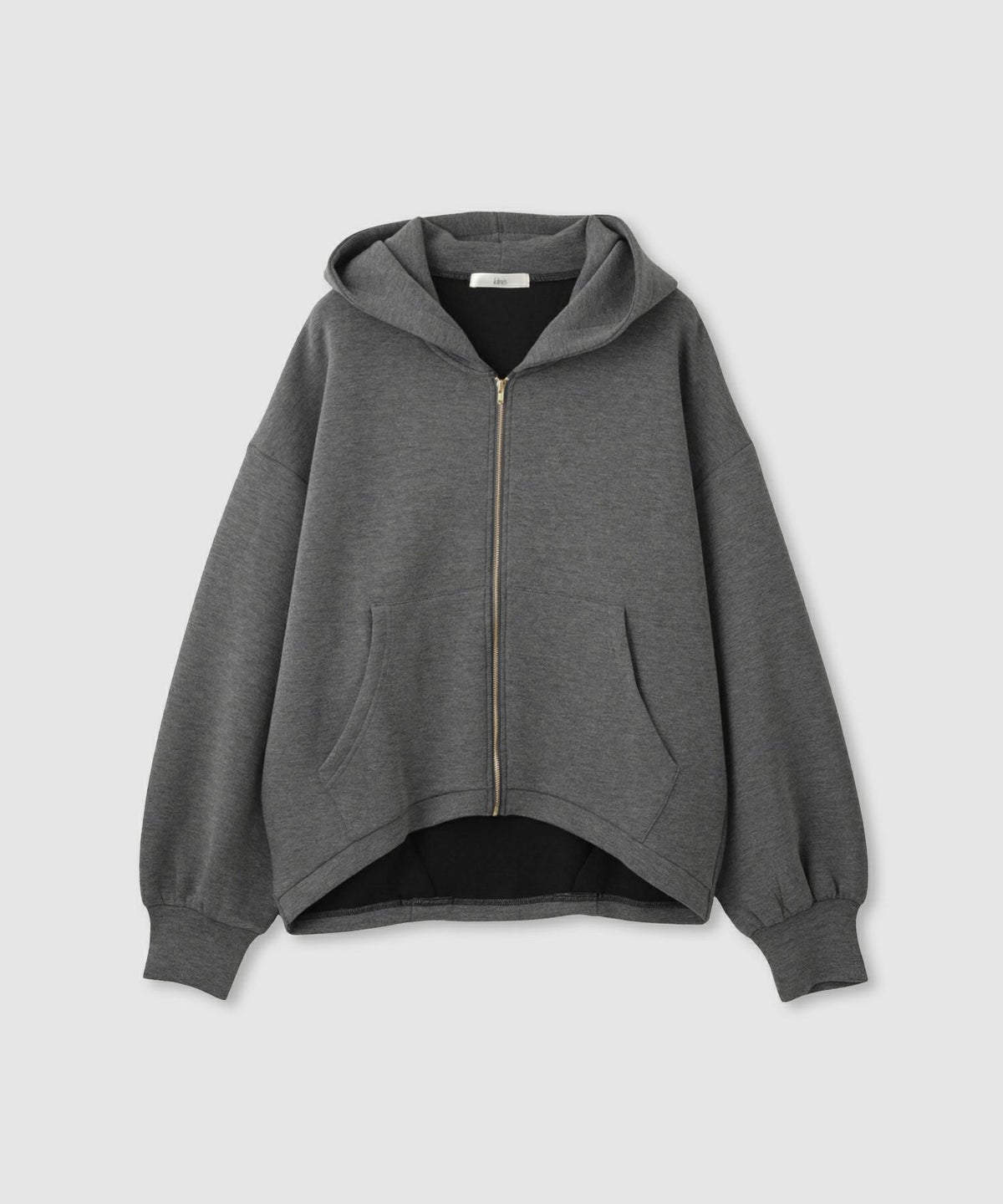 Idnes ストレッチポンチジップパーカー レディース