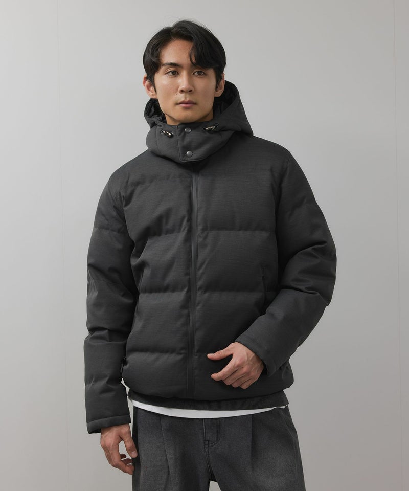 NAVY ウールライクプレミアムダウンジャケット メンズ商品画像-1