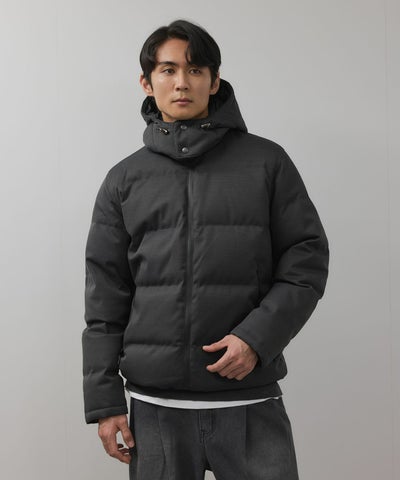 NAVY ウールライクプレミアムダウンジャケット メンズ