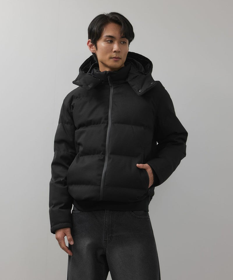 NAVY ウールライクプレミアムダウンジャケット メンズ商品画像-2