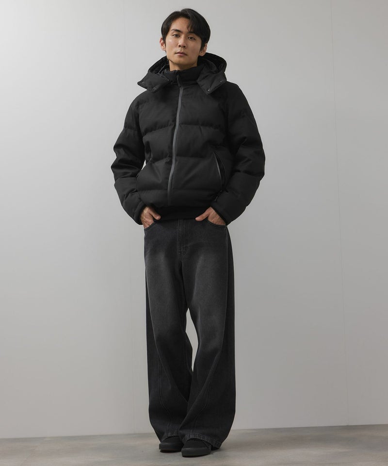 NAVY ウールライクプレミアムダウンジャケット メンズ商品画像-17