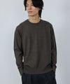[期間限定knit]NAVY  素肌ニット クルーネック メンズ商品サムネイル-5