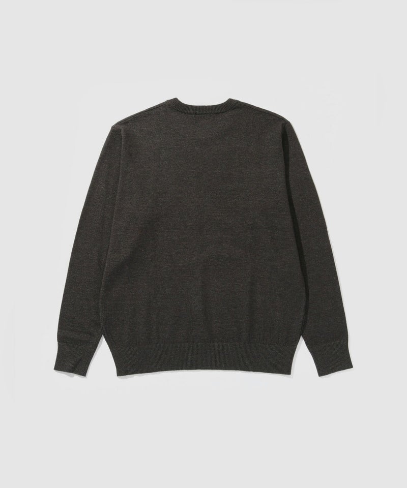 NAVY 素肌ニット クルーネック メンズ商品画像-30