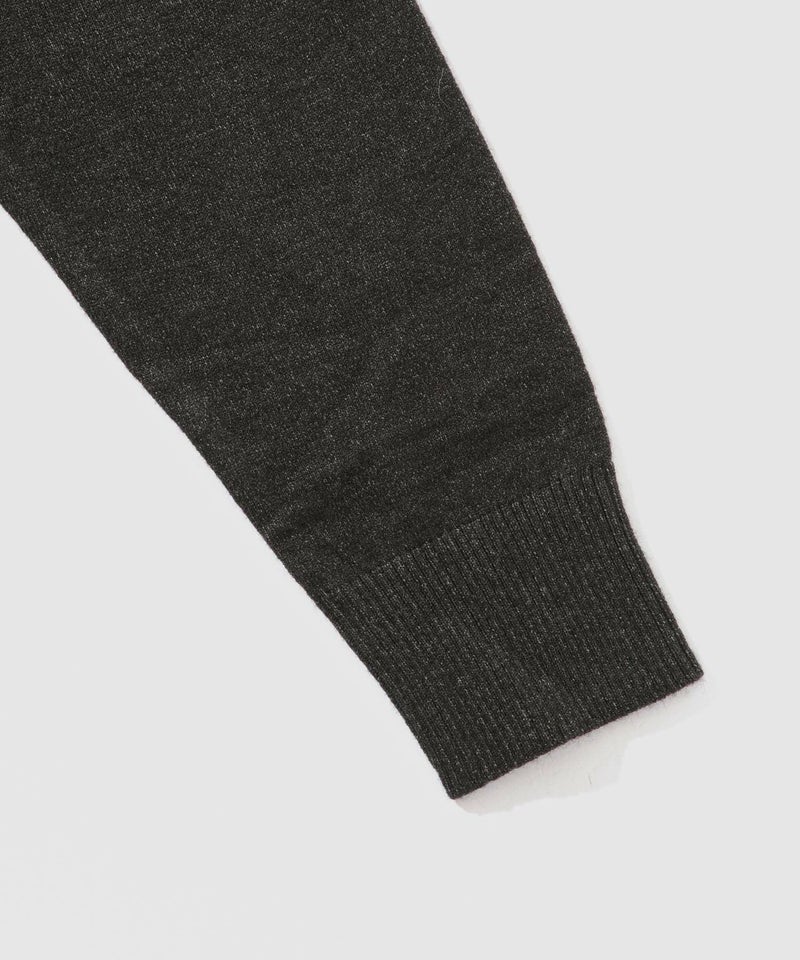 [期間限定knit]NAVY  素肌ニット クルーネック メンズ商品画像-32