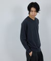 NAVY 素肌ニット Vネック メンズ商品サムネイル-3