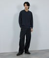 NAVY  素肌ニット Vネック メンズ商品サムネイル-6