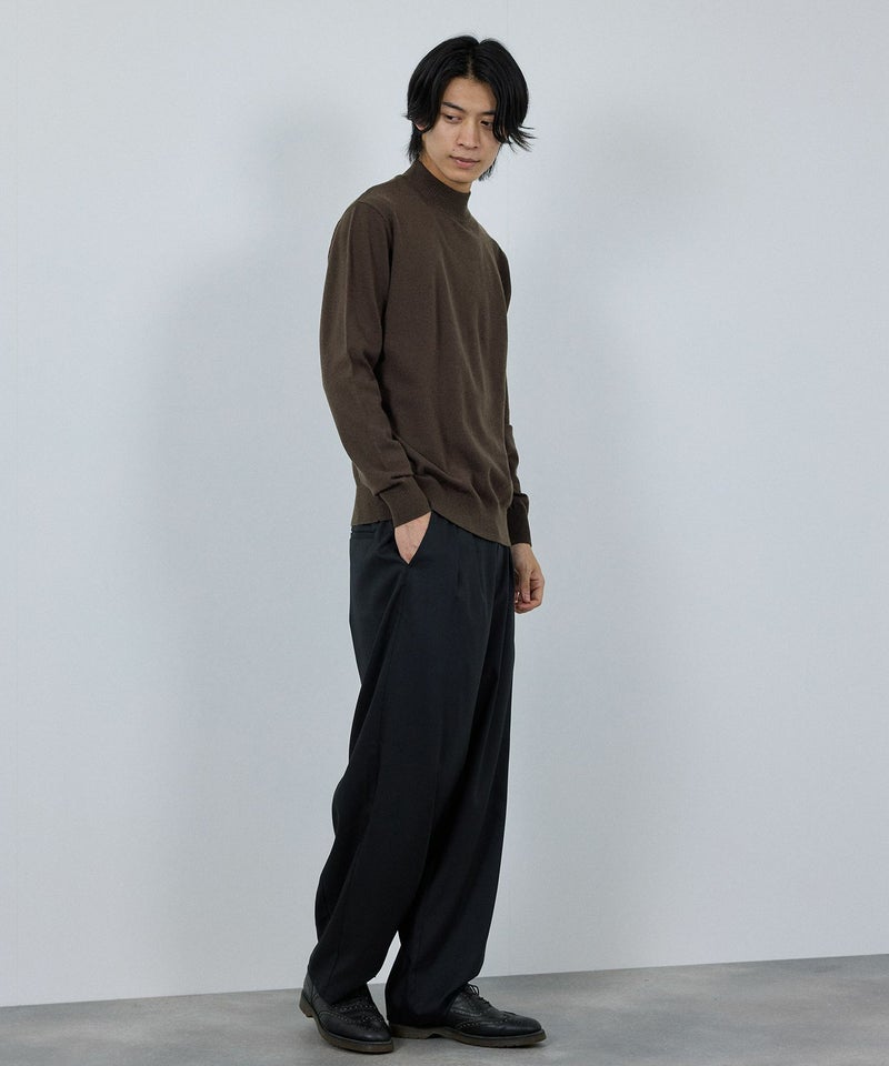 NAVY 素肌ニット ハイネック メンズ商品画像-6