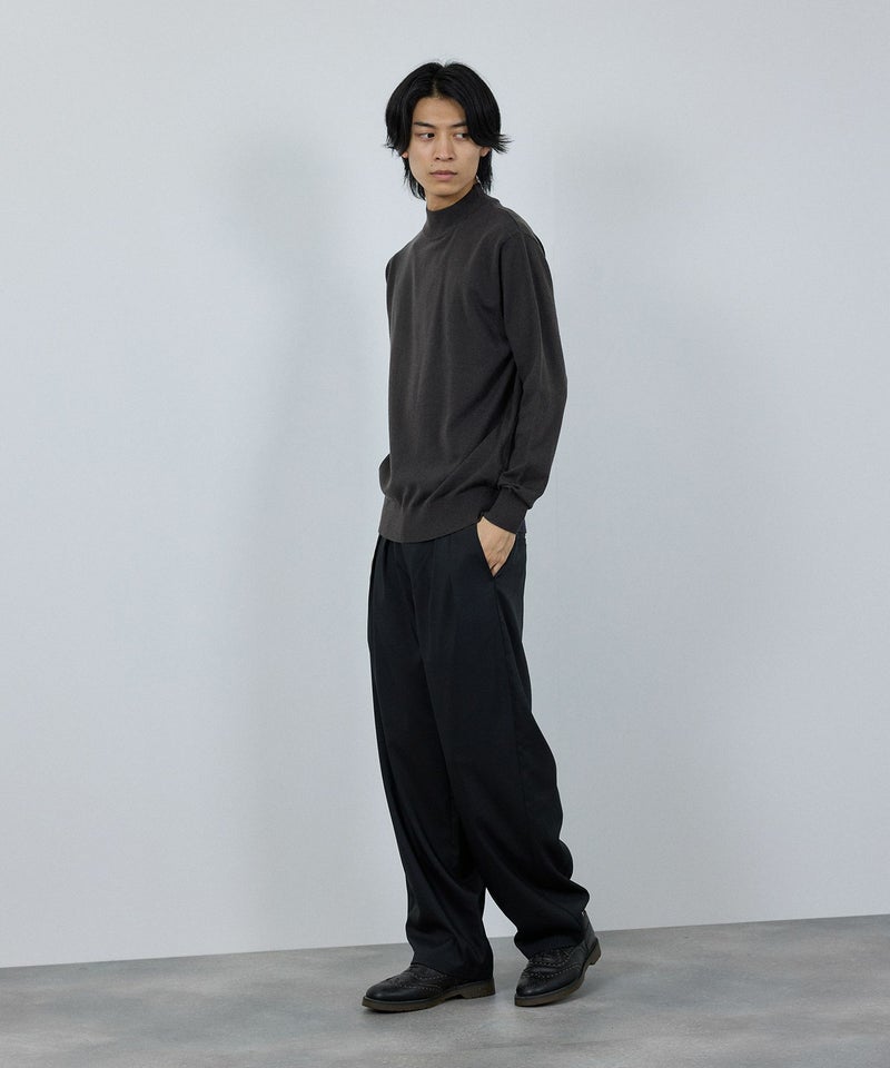 NAVY 素肌ニット ハイネック メンズ商品画像-12