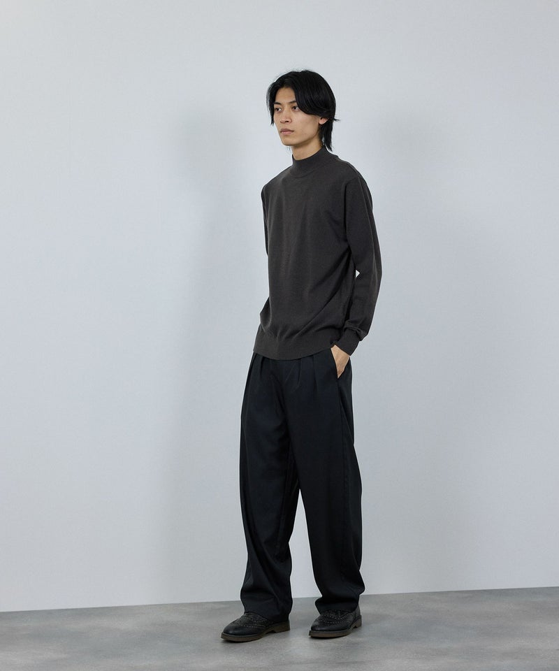 NAVY  素肌ニット ハイネック メンズ商品画像-13