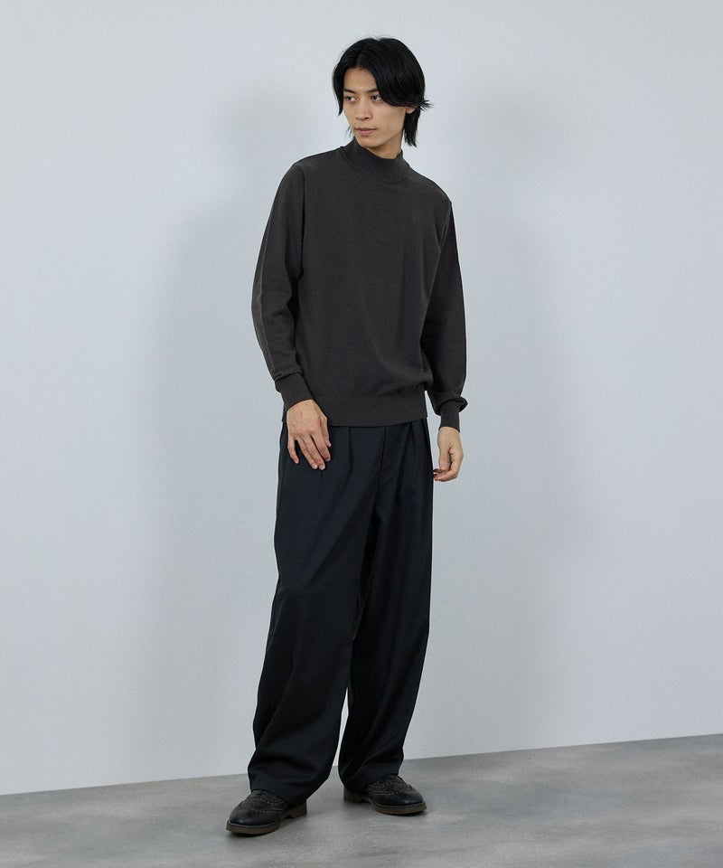 NAVY 素肌ニット ハイネック メンズ商品画像-16