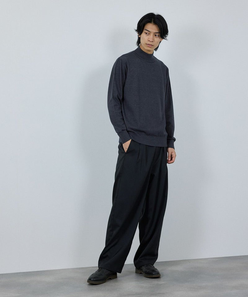 NAVY 素肌ニット ハイネック メンズ商品画像-18