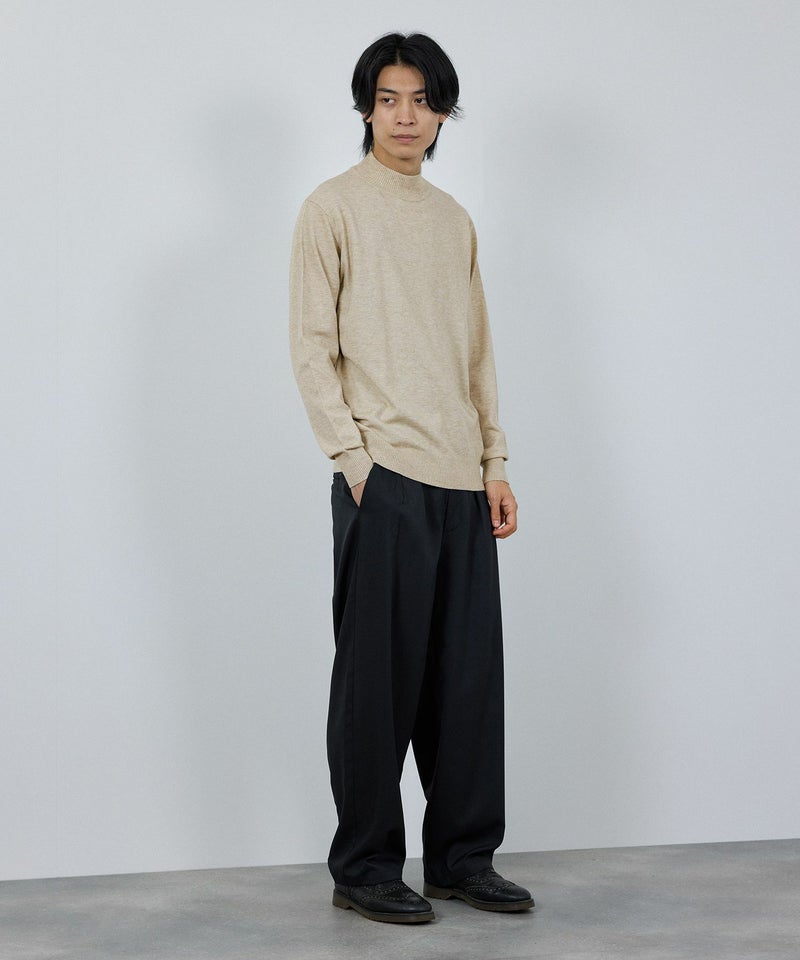 NAVY 素肌ニット ハイネック メンズ商品画像-25