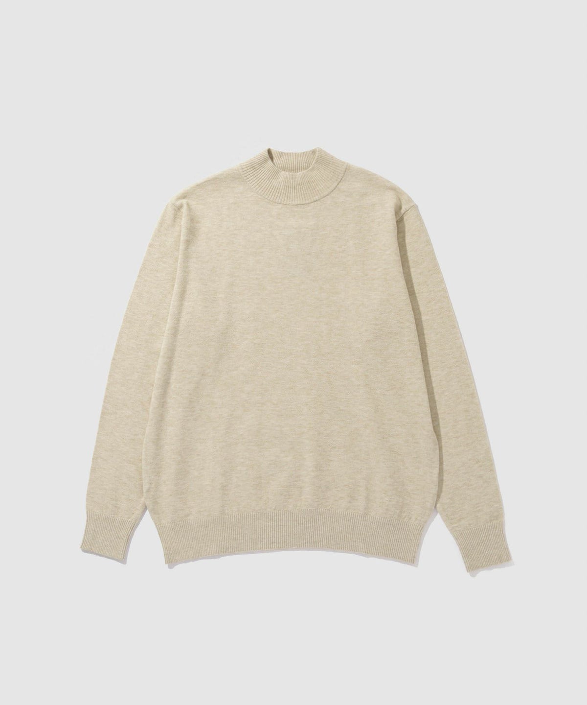 [期間限定価格]NAVY 素肌ニット ハイネック メンズ