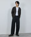 [期間限定knit]NAVY  素肌ニット Vネックカーディガン メンズ商品サムネイル-9