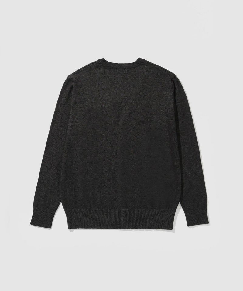 [期間限定knit]NAVY  素肌ニット Vネックカーディガン メンズ商品画像-24