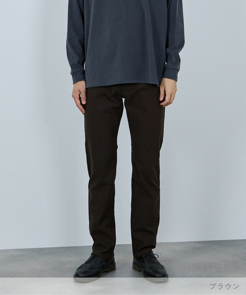 NAVY MAC HEAT 裏起毛ストレートパンツ メンズ商品画像-6