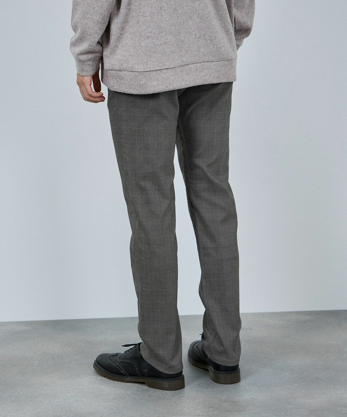 NAVY MAC HEAT 裏起毛ストレートパンツ メンズ