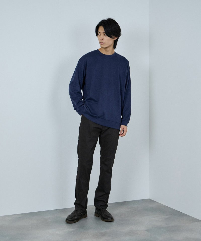 NAVY  MAC HEAT 裏起毛ストレートパンツ メンズ商品画像-11