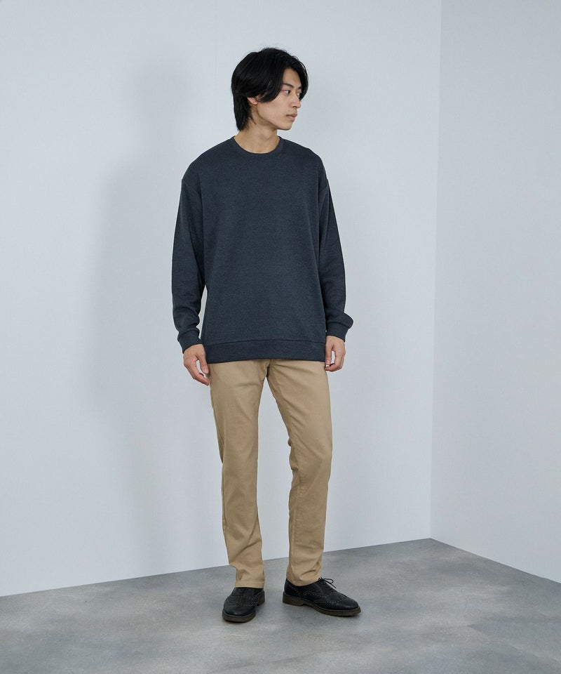 NAVY  MAC HEAT 裏起毛ストレートパンツ メンズ商品画像-17