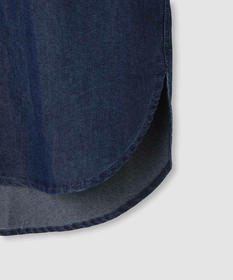 Idnes デニムバンドカラーシャツ レディース商品画像-19