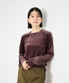 Idnes ベロアロングスリーブTシャツ レディース メール便 対応商品商品サムネイル-4