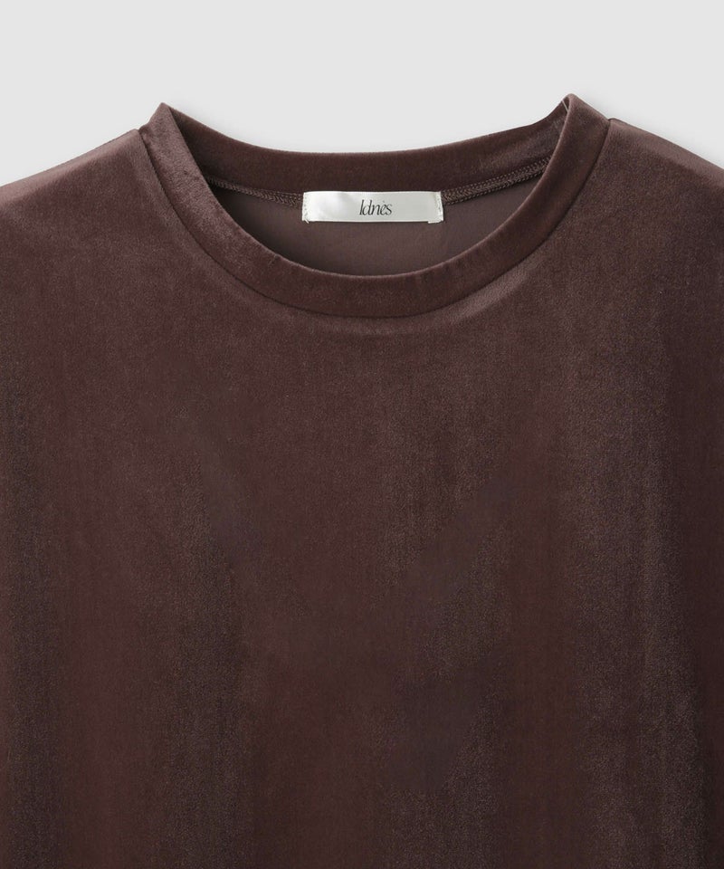 Idnes ベロアロングスリーブTシャツ レディース メール便 対応商品商品画像-20