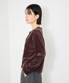Idnes  ベロアカーディガン レディース商品サムネイル-6