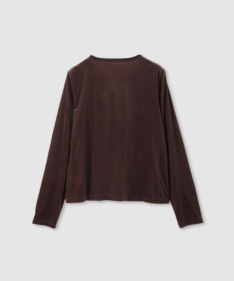 Idnes  ベロアカーディガン レディース商品画像-19