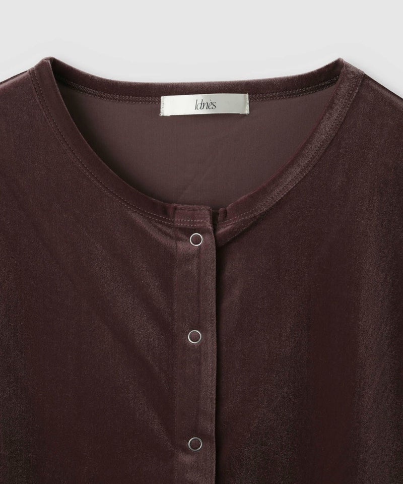 Idnes ベロアカーディガン レディース商品画像-20