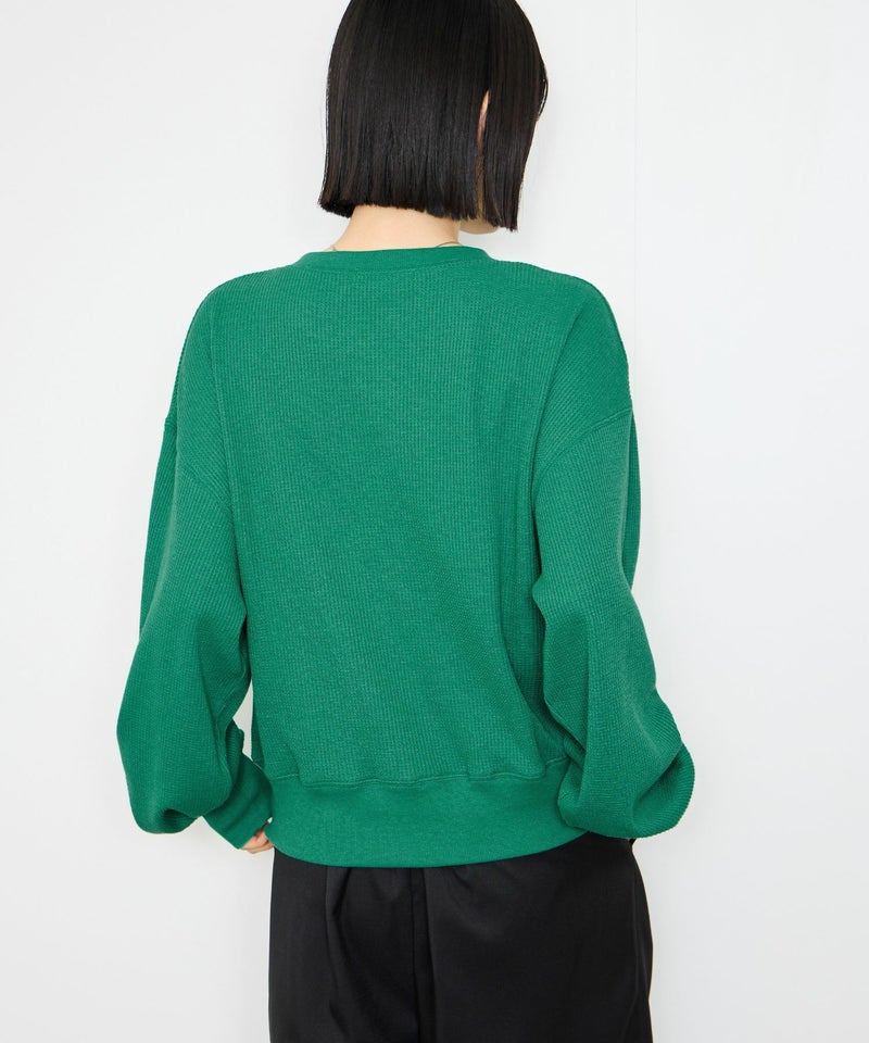 Idnes  ワッフルカーディガン レディース商品画像-8