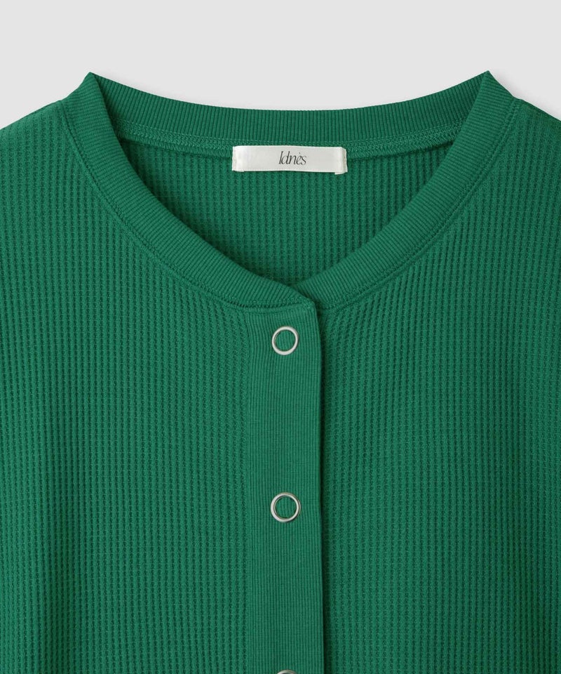 Idnes  ワッフルカーディガン レディース商品画像-23